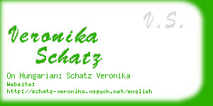 veronika schatz business card